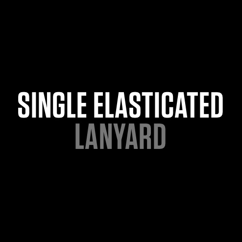 SINGLE ELASTICATED LANYARD